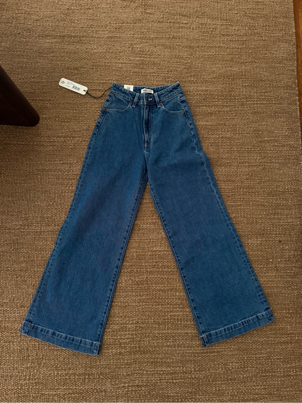 ROLLA'S Sailor High Rise Wide Leg Jeans 24 NWT Vintage Blue